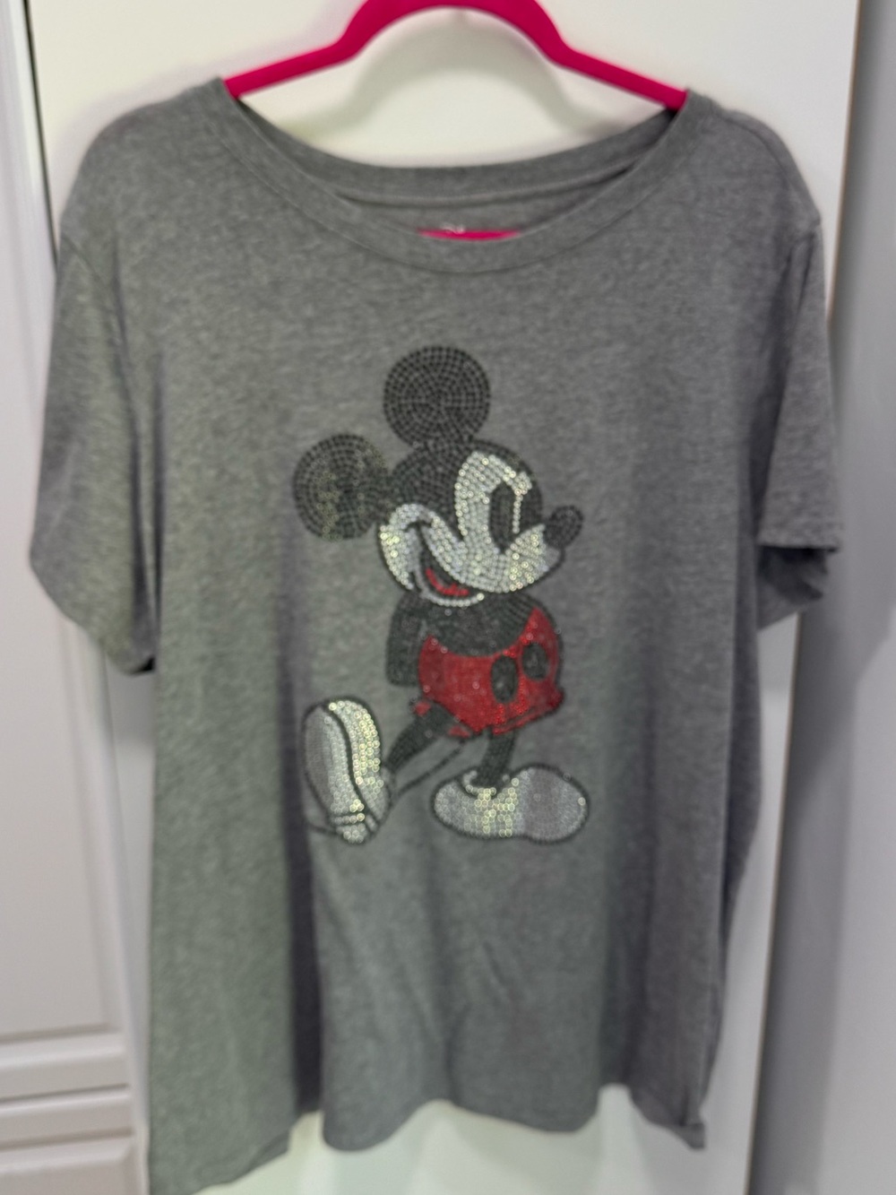 DISNEY Classic Mickey Gray Short-Sleeve Tee